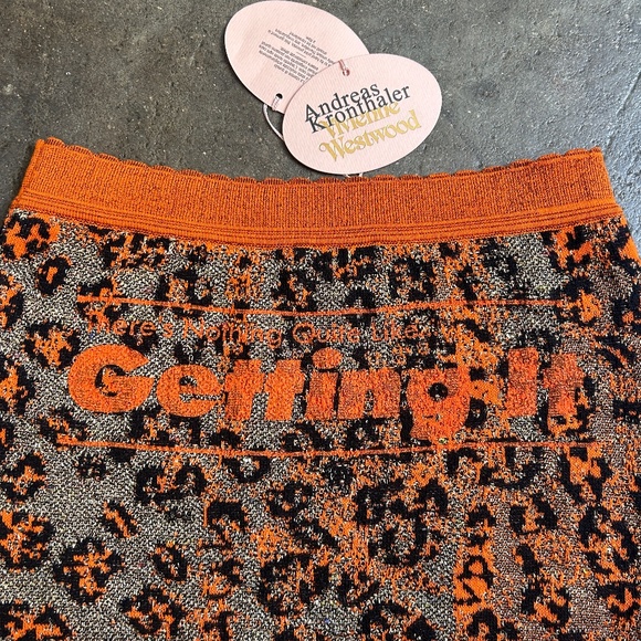 Vivienne Westwood New w/ Tags 560$ S/S 2020 Custom Leopard Skirt - Picture 8 of 16
